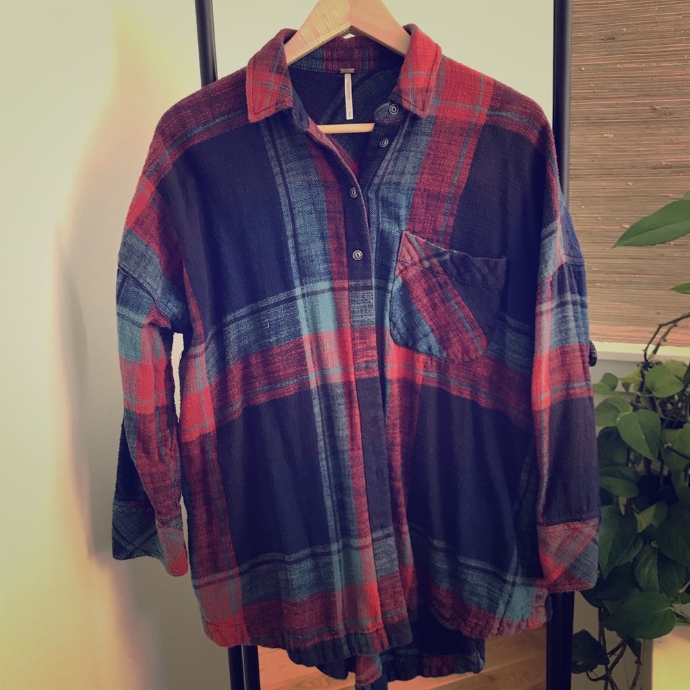 Free People Oversized Flannel